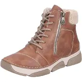Rieker Damenschuhe Stiefel Schnürer Schnürstiefel Braun Freizeit
