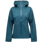 Black Diamond - Women's Fineline Stretch Shell - Regenjacke Gr XXS blau