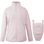 Mamalila - Women's Fleece-Tragejacke Basel - Fleecejacke Gr XS rosa