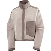 Salomon - Women's Chroma Fleece Cardigan - Fleecepullover Gr XL grau