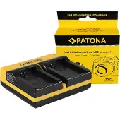 PATONA Dual Ladegerät für Canon LP-E12