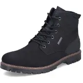 Rieker Herren Kurzstiefel Schnürstiefel schwarz 45