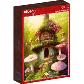 Alipson Puzzle Houbový domeč ek 1000 dílků