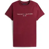 Tommy Hilfiger T-Shirt Logo MW0MW11797 Rot Regular Fit