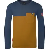 TROLLKIDS - Kid's Bergen Longsleeve - Longsleeve Gr 164 blau/braun