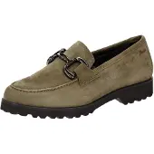 Sioux Slipper "Meredith-753-H", Damen, Gr. 39 (UK 5 1/2), grün, Obermaterial: 100% Lammveloursleder LAVL. 100% Gummi rubber., Schuhe Slipper