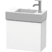 Duravit Waschtischunterbau L-CUBE 400x480x240mm Ans li schwarz hochglanz