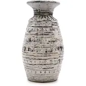 Ancient Wisdom Klassische Keramikvase – Creme