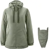 Mamalila - Women's Tragejacke Boston - Kunstfaserjacke Gr XXL oliv