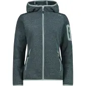 CMP Woman Fleece Jacket FIX Hood trek green (F520) 36