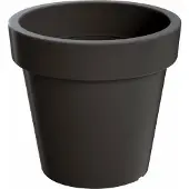 Prosperplast Blumentopf Übertopf Pflanztopf rund Kunststoff Anthrazit 58,2x52 cm