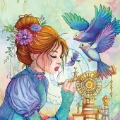 Grafika Puzzle The Bird Girl - 1000 Teile Puzzle Spiel