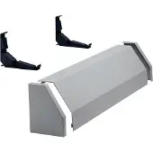 Hager FZ351 Kabelrangierkanal, 1-feldig, RAL7035, zur Wandmontage
