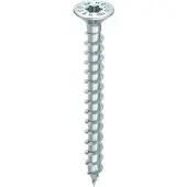Heco -TOPIX-plus Senkkopf mit Frästaschen Variables Vollgewinde HD-30 verzinkt blau, A3K
