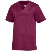 Leiber Damenkasack, kurzarm, leicht tailliert, beere 08/2732/64-3XL , Größe: 3XL