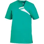 Leiber Schlupfkasack, kurzarm, Damen, smaragd, Kasack ideal für die Pflege und Medizin, Größe: XL