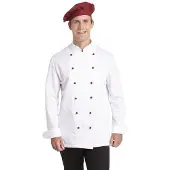Leiber Herren Kochjacke 1/1 Arm 12/5510 Gr. 52 weiß