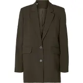 Selected Damen Blazers Slfrita Ls Relaxed Blazer - Bruin - Größe 40