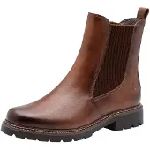 Tamaris Lässiger Damen Chelsea Boot in Braun