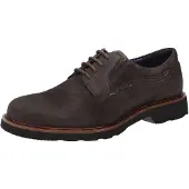 Sioux Schnürschuh "Dilip-716-H", Herren, Gr. 44.5 (UK 10), braun (dunkelbraun), Obermaterial: 100% Kalbsveloursleder CAVL. 100% Gummi rubber., Schuhe Schnürschuh