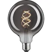 Paulmann LED-Leuchtmittel "Globe125 230lm 1800K gold 4W spiral Filament", grau (anthrazit), L:17,5cm Ø:12,5cm, Leuchtmittel, LED-Leuchtmittel