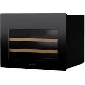 Klarstein Rhone 28 Uno Weinkühlschrank | 28 Flaschen | LED-Steuerung | Push-to-Open | leise Schwarz