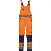Dassy Warnschutz Latzhose Malmedy 400156 PESCO74 PLUS Gr. 50 neonorange/dunkelblau