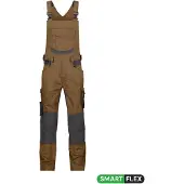 Dassy Stretch-Latzhose mit Taschen Tronix 400163 PESCO41 Gr. 46-STANDARD lehmbraun/anthrazitgrau