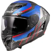 LS2 Ff807 Dragon Trax Integralhelm Schwarz XL Schwarz XL