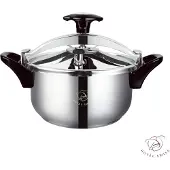 ROYAL SWISS Schnellkochtopf 4 Liter – Ø 20 cm – Induktionsgeeignet – PFAS-frei – Silber