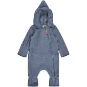 Sterntaler Safari Baumwollfleece-Overall, blau, 80