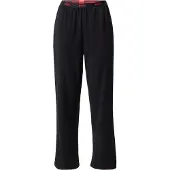 HUGO Pyjamahose UNDERWEAR "ID", Damen, Gr. L, N-Gr, schwarz (schwarz 001), Jersey, Obermaterial: 95% Baumwolle, 5% Elasthan, lang, Hosen Pyjamahose, Sichtbarer Elastikbund, gerades Bein