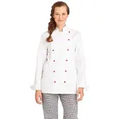 Leiber Damen Kochjacke 1/1 Arm 08/572 Gr. 44 weiß