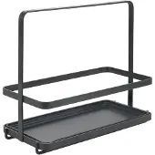 Metaltex Tokyo LAVA Menage, Salz Pfeffer Menage mit Tragegriff und herausnehmbarer Kunststoffschale, Maße: 22 x 11 x 18 cm