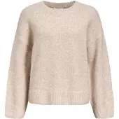 Object Damen Pullover & Cardigans Objsaggia Ls Lo Pullover - Beige - Größe S