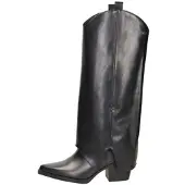 Xti für Damen. 14341603-NEGRO Stiefel 143416 Schwarz (36), 5 bis 8 cm, Reißverschluss, Lässig