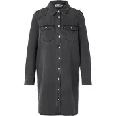 ONLY Jeanskleid "ONLLISA L/S DNM DRESS GUA NOOS" Brusttaschen