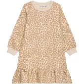 DANAMADE Sweatkleid "Dresses DRAJA", Mädchen, Gr. 140, EURO, beige (crème), 90% Baumwolle, 10% Polyester, Kleider Sweatkleid