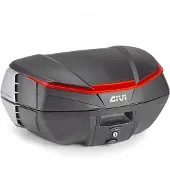 Givi Topcase Monokey V49N Air 49 Liter schwarz/silber/rot Unisexneutral000 - Motorradzubehör - Motorradgepäck