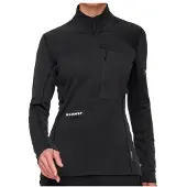 Mammut - Women's Eiger Nordwand Advanced FL Half Zip Pull - Fleecepullover Gr M schwarz