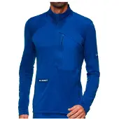 Mammut - Eiger Nordwand Advanced First Layer Half Zip Pull - Fleecejacke Gr XXL blau