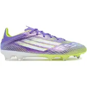 Adidas F50 Pro FG Purple Rush Cloud White Lucid Lemon - EU 47 1/3