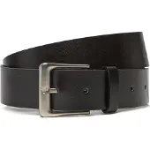 Calvin Klein Ledergürtel "CLASSIC BUCKLE 35MM", Herren, Gr. 110, schwarz (schwarz, pewter), Rindsleder, unifarben, Gürtel Ledergürtel