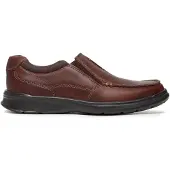 Clarks Shoes Herren Cotrell Free Slipper, Braun (Tobacco Leather), 42.5 EU