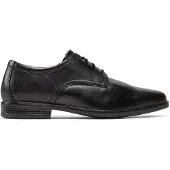Clarks Shoes Herren Howard Walk Oxford, Black Leather, 44 EU