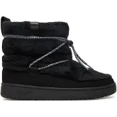 Puma Winterboots "SNOWBAE SUEDE WNS", Damen, Gr. 36, schwarz (schwarz, flat schwarz gray), unifarben, Schuhe Winterboots, Moonboots, Winterstiefel, wasserdicht,wärmend