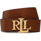 Ralph Lauren für Damen. 412912040002 Wendbarer Ledergürtel braun (XS), Lässig, Klassisch