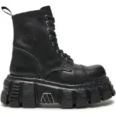 New rock Stiefel Modell MNEWMILI083 Schwarz