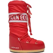 Moon Boot Schneestiefel Icon Nylon Unisex Red-Schuhgröße 39 - 41