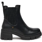 Refresh für Damen. 17237501-NEGRO Stiefelette 172375 schwarz (37), 5 bis 8 cm, Reißverschluss, Lässig
